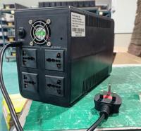 UPS Interaktif Line 650vac 390w dengan AVR Opsional USB RJ11 RJ232 Layar LCD/LED untuk Komputer Kantor Sistem Pemanas Komputer Komputer