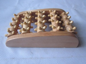 Dual Foot Massage Wooden Roller For Relax Relieve Plantar Fasciitis Stress Heel - Product Image 6