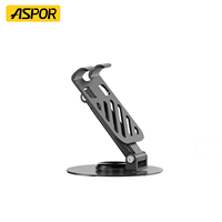 ASPOR A701 Support de téléphone portable d'intérieur flexible pliable facile à utiliser Support de bureau pour téléphone portable/tablette
