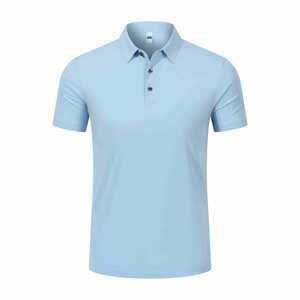 Polo Shirt Men Cotton 210g Summer Breathable Loose Fit Workwear With Label And Tags - Product Image 5