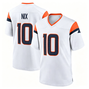 Maillot de football américain pas cher avec broderie # 10 Bo Nix Maillot Denver pour hommes - Product Image 2