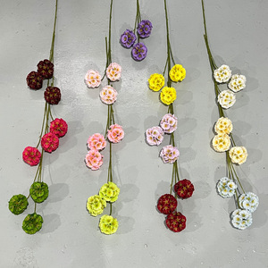 Bouquets de fleurs artificielles en forme de moulin à vent, en soie, pour décoration de mariage, décoration intérieure, accessoires de photographie, moulage par injection, fabriqué en Chine - Product Image 2
