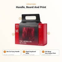 Coffret Cadeau de Luxe Personnalisé avec Poignée pour Emballage de Vin, Bougies et Verres - Fabricant et Fournisseur en Gros
