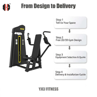 Machine de musculation professionnelle personnalisée série P8 Pectoral Fly à charge sélectionnable, certifiée CE, vente en gros