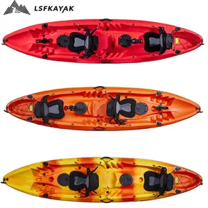 Kayak de plástico barato para 3 personas, accesorio para kayak, para la familia, no inflable, venta al por mayor, 2020