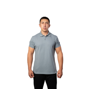 Uniforme d'entreprise pour homme, chemise 100% coton, piqué uni, respirant, doux, décontracté chic, manches courtes, professionnel, vente en gros - Product Image 1