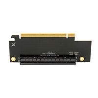 컴퓨터/서버 PCIE 라이저 카드 16X 남성 여성 U1/U2 PCI 익스프레스 3.0 90 도 어댑터 익스텐더 마더 보드 연결 카드