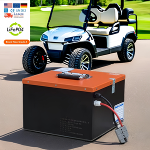 OEM ODM Free Rechargeable 36v 48v 72v 100ah 200ah 300ah Lithium Ion Battery Solar Golf <b>Cart</b> 24v LFP - Product Image 1