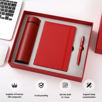 Starlink Werbegeschenk-Set Direkt vom Hersteller: Thermoskanne, Notizbuch, Stift, Werbe-OEM-Kit 500ml A5 Leder mit Individuellem Logo