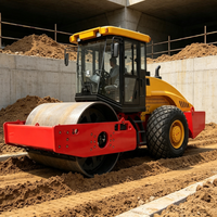 Rouleau compresseur vibrant 20 tonnes à bas prix, pour asphalte, autoporté, compacteur moyen, rouleau routier