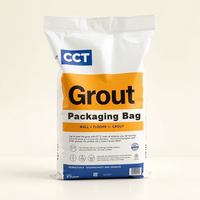Sac en papier kraft écologique et imperméable de 20kg à fond carré Sacs d'emballage en mastic pour murs Sacs à valve pp tissés robustes en plastique