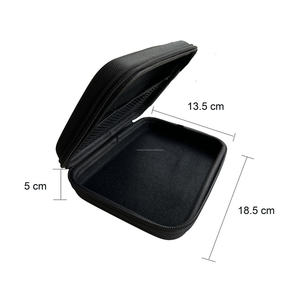 Estuche de Almacenamiento Portátil para Auriculares HappyHearing de Alta Calidad, Material EVA Negro - Product Image 2