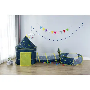 Factory Price Play Tent Moon Yurt House Play Tent Indoor Fiber Rod Frame Kids Play Tent