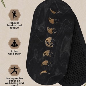 Wooden Foot <b>Massage</b> Board Solid Wood Acupuncture Home Use Exercise Meditation Practice - Product Image 2