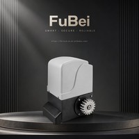 Motor Automático para Puerta Corredera Fubei Profesional de 1500 kg y 750 W con Fotocélula de Seguridad y Dos Transmisores Remotos para el Hogar
