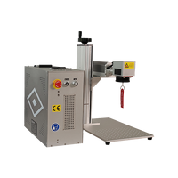 Mesin Laser Fiber MOPA 200W untuk Pemotongan dan Pengukiran Logam, Perhiasan Emas Perak, Mesin Penanda Laser Desktop