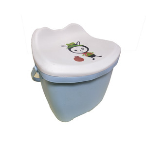 Taburete de almacenamiento portátil para niños, tipo cuadrado grande con tapa, taburete grueso para bebés para juguetes y necesidades diarias - Product Image 5