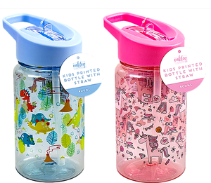 Botol minum anak bening plastik 480มล. botol Air cetak kustom bebas BPA untuk Sekolah anak - Product Image 2