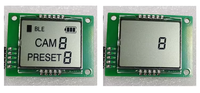 SML0271 Modul LCD TN 7-Segmen 2-Digit 3.0V Reflektif Positif untuk Perangkat BLE Preset Kamera