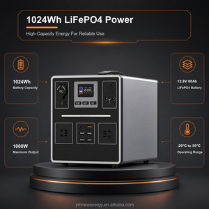 Station d'alimentation portable OEM 1000W avec batterie LiFePO4 1971Wh, sortie AC/DC, générateur solaire pour extérieur et hors réseau - Product Image 5