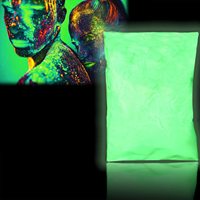 Poudre de pigment inorganique neutre et fluorescente en aluminate de strontium, qui brille dans le noir, pour le nail art, le maquillage corporel/du visage 040