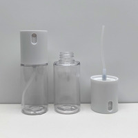 Flacon pulvérisateur à ouverture par torsion 50ml 60ml 80ml 100ml 120ml 150ml, distributeur vide en plastique transparent pour soins de la peau, tonique, brume faciale, corps