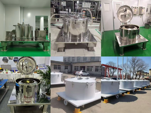 Ps1000 công nghiệp dọc rắn tách chất lỏng rắn bát giỏ công nghiệp máy ly tâm tách - Product Image 4