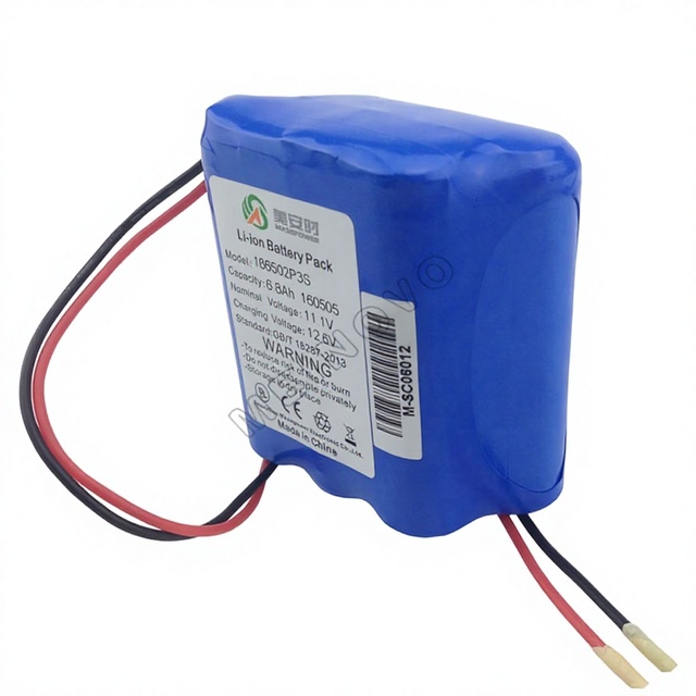 MEINOVO Li-ion 18650 11.1V/22.2V 6800mAh 2200mAh 4400mAh 3S2P 1p6s Rechargeable Protected Battery Pack Blue 12-Month Warranty