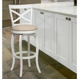 2025 Top Rated Swivel <strong>Upholstered</strong> <strong>Bar</strong> High <strong>Stool</strong> With <strong>Back</strong> - Product Image 4