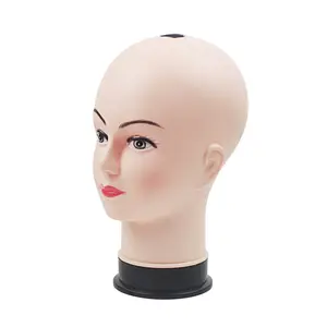 Plastic Head Model Ladies Wearing Wigs With Hats Wearing A Turban Rubber Pin Wearing Glasses Mask With Ears
