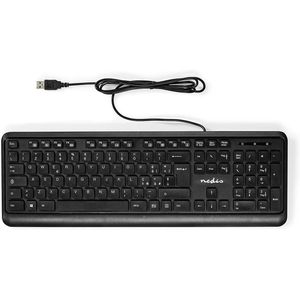 Nedis USB Multimedia <b>Keyboard</b> Italian Layout Full Size With Numeric Keypad - Product Image 3