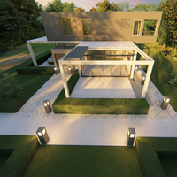 Pergola motorisée rétractable en aluminium sur mesure, étanche, facile à assembler, pour balcon, patio, jardin, villa