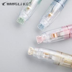 New Clip thiết kế bút phong cách tùy chỉnh màu bơm lại Kid sinh viên chỉnh băng - Product Image 5