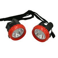 Lámpara de Casco de Minería de Seguridad Recargable LED de Alta Potencia PLC, Larga Duración de la Batería, 18-20h de Tiempo de Descarga para Minería de Carbón en Ambientes Peligrosos