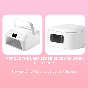 Lampe à ongles professionnelle SNRQI, lampes de durcissement UV, écran tactile intelligent double, lampe LED intelligente, <span class=keywords><strong>4</strong></span> minuteries, capteur infrarouge pour utilisation en salon - Product Image 4