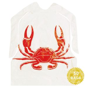 Bavoirs drôles <span class=keywords><strong>de</strong></span> <span class=keywords><strong>fruits</strong></span> <span class=keywords><strong>de</strong></span> <span class=keywords><strong>mer</strong></span> en plastique pour adultes Tablier jetable <span class=keywords><strong>moins</strong></span> <span class=keywords><strong>cher</strong></span> personnalisé en gros pour faire bouillir les écrevisses - Product Image 1
