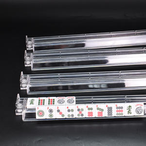 Regla de Mahjong Estilo Americano Yusheng 2 en 1, Regla Medidora con Soporte y Varilla de Empuje de 17.5 Pulgadas (44.7cm) para Entretenimiento en Casinos - Product Image 6