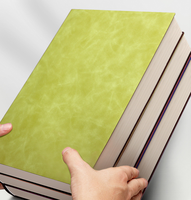 Carnets de bureau A4 en gros-Journaux en cuir PU avec logo personnalisé, bloc-notes ligné en vrac