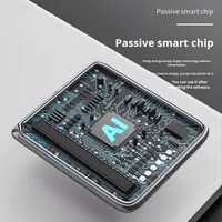 1.54 Inci Gantungan Kunci Pintar Unik Aplikasi Android & IOS NFC Pasif Layar Eink Tiga Warna Epaper Label Putih untuk Tampilan Foto