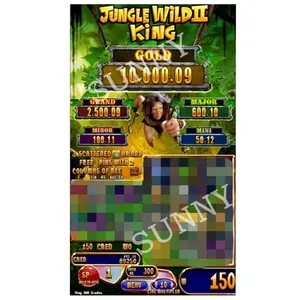 Jungle vahşi II kral Het oyunları kurulu/Ultimate yangın bağlantı kurulu Firelink güç 4 Mega bağlantı süper kilit oyun yazılımı pcb kartı