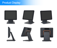 Système de point de vente (PDV) Android à écran tactile unique de 15,6 pouces JSJ66, meilleur prix, SDK gratuit, résolution 1920x1080, caisse enregistreuse.