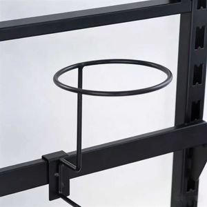 Présentoir à chapeaux personnalisé, étagère verticale en métal pour magasin de vêtements, support pour casquettes et perruques, étagère en fer - Product Image 2