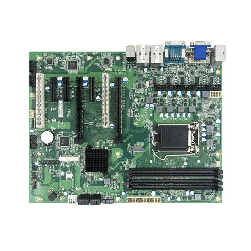 JWIPC 2GbE 13USB 6COM DDR4 Intel LGA1150 Kontrol Industri Komputer Tertanam ATX Motherboard Industri Isa