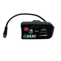 Kit étanche pour vélo électrique ebike 250w 36v hailong contrôleur intégré affichage led 880 KT V12L PAS accélérateur au pouce