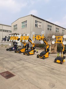 Glaslaadmachine Elektrische beglazingsrobot PLC & motor aangedreven draaibare lift met op afstand gelegen bewaking - Product Image 2
