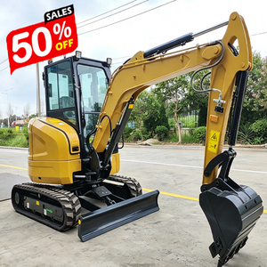 Mini-excavatrice de 3,5 tonnes avec moteur, livraison rapide UE, pour jardin, ferme, petite pelle sur chenilles, mini-excavatrice hydraulique à vendre - Product Image 1