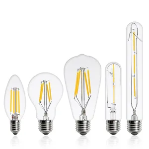 Kunden spezifisches Licht LED-Glühlampe E27 E14 2W 4W 6W 8W Klares Retro Edison A60 G45 220v r helles Lampen licht Kunden spezifisches Licht