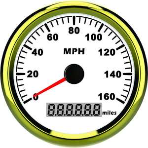 Velocímetro GPS de 160 MPH y 85 mm, Medidor Analógico para Yates, Barcos, Vehículos Recreativos y Conversiones de Automóviles - Product Image 4