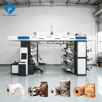 Machine d'impression flexographique économique à 6 ou 8 couleurs, empilable, pour impression flexo grand format sur film PE BOPP