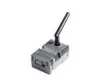 Capteur sans fil de température et d'humidité AHE100 470 MHz à montage sur rail DIN pour la surveillance de l'environnement des armoires de commutation et des unités de distribution annulaires